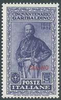 1932 EGEO CALINO GARIBALDI 5 LIRE MNH ** - I45-7 - Ägäis (Calino)