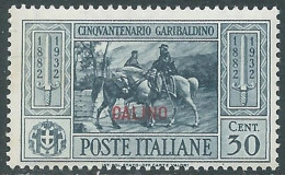 1932 EGEO CALINO GARIBALDI 30 CENT MNH ** - I45-7 - Egée (Calino)