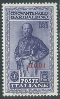 1932 EGEO RODI GARIBALDI 5 LIRE MNH ** - I45-10 - Egée (Rodi)