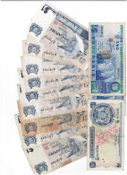 SINGAPOUR - Lot 12 Billets - Singapour