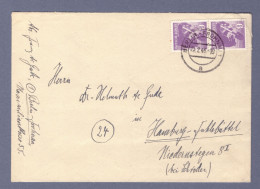 Berlin-Brandenburg - Fernbrief - Berlin-Frohnau 25.2.46 --> Hamburg (3380AGH-0300) - Berlín & Brandenburgo