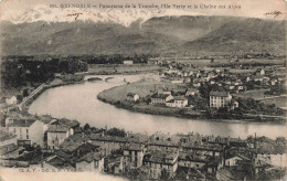 FRANCE - Grenoble - Panorama De La Tronche - L'île Verte Et La Chaîne Des Alpes - Carte Postale Ancienne - Grenoble
