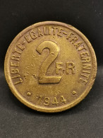 2 FRANCS 1944 PHILADELPHIE / FRANCE - 2 Francs