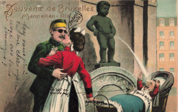 HUMOUR - Souvenir De Bruxelles - Manneken-Pis - Carte Postale Ancienne - Humour