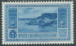 1932 EMISSIONI GENERALI GARIBALDI 1,75 LIRE MH * - I30-6 - Emissions Générales