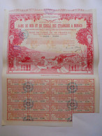 Bon De Caisse De 500 Francs De La Société Anonyme Des Bains De Mer Et Du Cercle Des étrangers à Monaco 1919 - Casinos