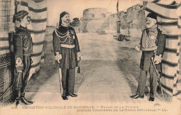 PEINTURES & TABLEAUX - Exposition Coloniale De Marseille - Palais De La Tunisie -Garde Beylicale- Carte Postale Ancienne - Malerei & Gemälde