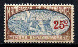 Madagascar  - Timbre D' Enregistrement 0.25 - Altri & Non Classificati