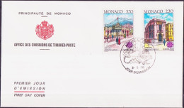 Europa CEPT 1990 Monaco FDC1 Y&T N°1724 à 1725 - Michel N°1961A à 1962A - 1990