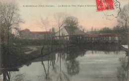 St Seurin Sur L'isle * Les Bords De L'isle , L'église Et Les Usines - Autres & Non Classés