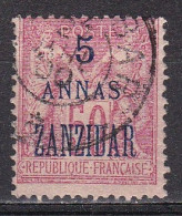 ZANZIBAR N°28 (5 Annas Sur 50c.) - Usados