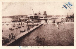 TUNISIE - Bizerte - Sport Nautique - Brasserie Restaurant - Barque - Animé - Carte Postale - Tunisia