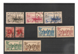 ALGÉRIE 1939/40 N°Y/T : 155/162* Et Oblitérés  Cote : 15,00 €+ - Oblitérés