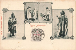 FOLKLORE - Costumes - Types Marocains - Carte Postale Ancienne - Costumes