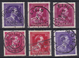 Col Ouvert Bressoux Libin Eine Bruxelles Dampremy Mons - 1936-1957 Col Ouvert