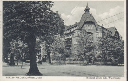 Deutsches Reich PPC Berlin-Niederschönhausen Bismarck-Strasse Ecke Wald-Strasse J. Goldiner C25. BERLIN 1929 Schiller - Pankow