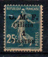 Cilicie  - 1920  - Tb De France Surch  - N° 92 - Neuf * - MLH - Nuovi