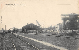 CPA 16 CHAZELLES / LA GARE / TRAIN - Other & Unclassified