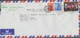 1966. HONG KONG. Commercial AIR MAIL Cover To USA With W. Spencer Churchill  $ 1,30 + 5 + 65 ... (Michel 220) - JF539537 - Brieven En Documenten