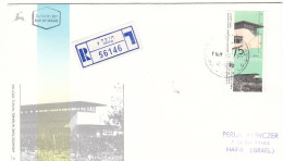 Israël - Lettre Recom De 1990 - Oblit Haifa - - Storia Postale