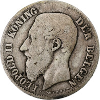 Monnaie, Belgique, Leopold II, 50 Centimes, 1899, TB, Argent, KM:27 - 50 Cent