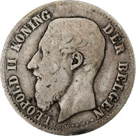 Monnaie, Belgique, Leopold II, 50 Centimes, 1899, TB, Argent, KM:27 - 50 Centimes