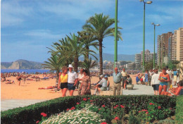 ESPAGNE - Alicante  - Vue Sur La Plage De Levante - Animé - Colorisé - Carte Postale - Alicante