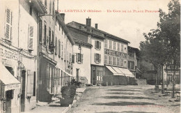 Lentilly * Un Coin De La Place Publique * Hôtel FILLON * Poste Ptt - Autres & Non Classés