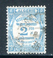 ALGERIE- Taxe Y&T N°20- Oblitéré - Segnatasse