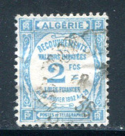 ALGERIE- Taxe Y&T N°20- Oblitéré - Impuestos