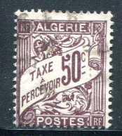 ALGERIE- Taxe Y&T N°7- Oblitéré - Impuestos