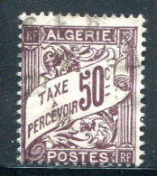 ALGERIE- Taxe Y&T N°7- Oblitéré - Portomarken