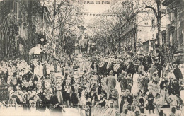 FRANCE - Nice - Carnaval - Corso Carnavalesque Sur L'avenue De La Gare - Carte Postale Ancienne - Carnevale