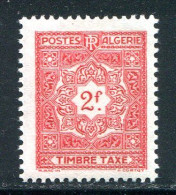 ALGERIE- Taxe Y&T N°39- Neuf Avec Charnière * - Strafport