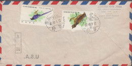 1968. TAIWAN.  AIR MAIL Cover To USA With $ 3 And 5 Birds Cancelled 23.1.68. Sender Operation Kuang Jen.  ... - JF539691 - Brieven En Documenten