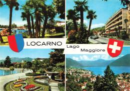 SUISSE -Locarno - Lago Maggiore - Multivues - Colorisé - Carte Postale - Locarno