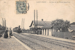 CPA 28 SAINT PREST / LA GARE DE LA VILLETTE SAINT PREST / TRAIN - Other & Unclassified