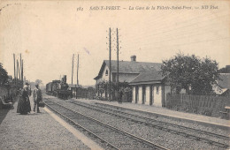 CPA 28 SAINT PREST / LA GARE DE LA VILLETTE SAINT PREST / TRAIN - Other & Unclassified