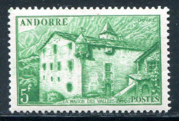 ANDORRE- Y&T N°123- Neuf Avec Charnière * - Neufs