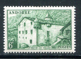 ANDORRE- Y&T N°126- Neuf Avec Charnière * - Unused Stamps