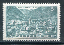 ANDORRE- Y&T N°110- Neuf Avec Charnière * - Unused Stamps