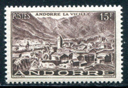 ANDORRE- Y&T N°132- Neuf Avec Charnière * - Neufs