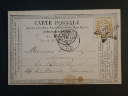 DD0  FRANCE  BELLE  CARTE   1874   ETOILE DE PARIS N°28     +NAPOLEON N°28 +AFF. INTERESSANT + - 1849-1876: Période Classique