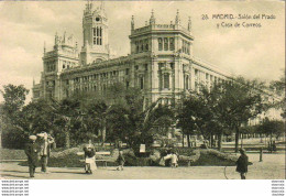 ESPAGNE  MADRID  Salon Del Prado Y Casa De Correos   ..... - Madrid