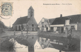 CPA 28 DAMPIERRE SOUS BROU / PLACE DE L'EGLISE - Sonstige & Ohne Zuordnung