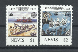 NEVIS   YVERT  652/53   MNH  ** - Christopher Columbus