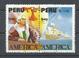 PERU, SERIE  TEMA COLON    MNH  ** - Christopher Columbus