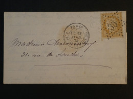 DD0  FRANCE  BELLE  LETTRE   1873    ETOILE DE PARIS N° 35    + CERES 15C +AFF. INTERESSANT + - 1849-1876: Période Classique