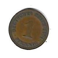 Empire 1 Pfennig 1901 A  Km 10    Vf+ - 1 Pfennig