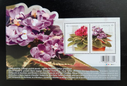 Canada  2010 MNH Sc 2376**  1,14$ Souvenir Sheet, African Violets - Ongebruikt